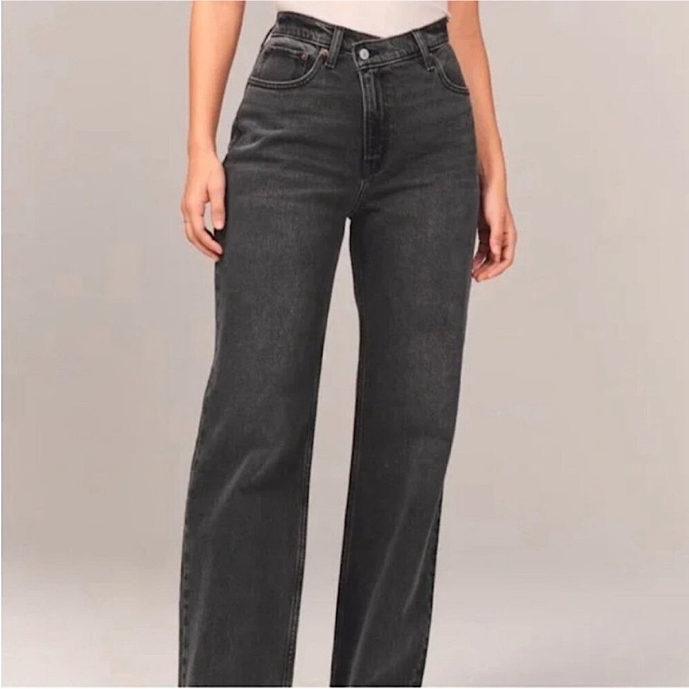 Abercrombie & Fitch Black High Rise Jeans Like New